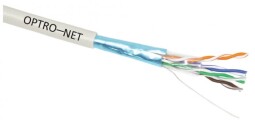 Dátový kábel Cat.5E FTP PVC SOL AWG24 Eca GY drôt 49352 (meraný)